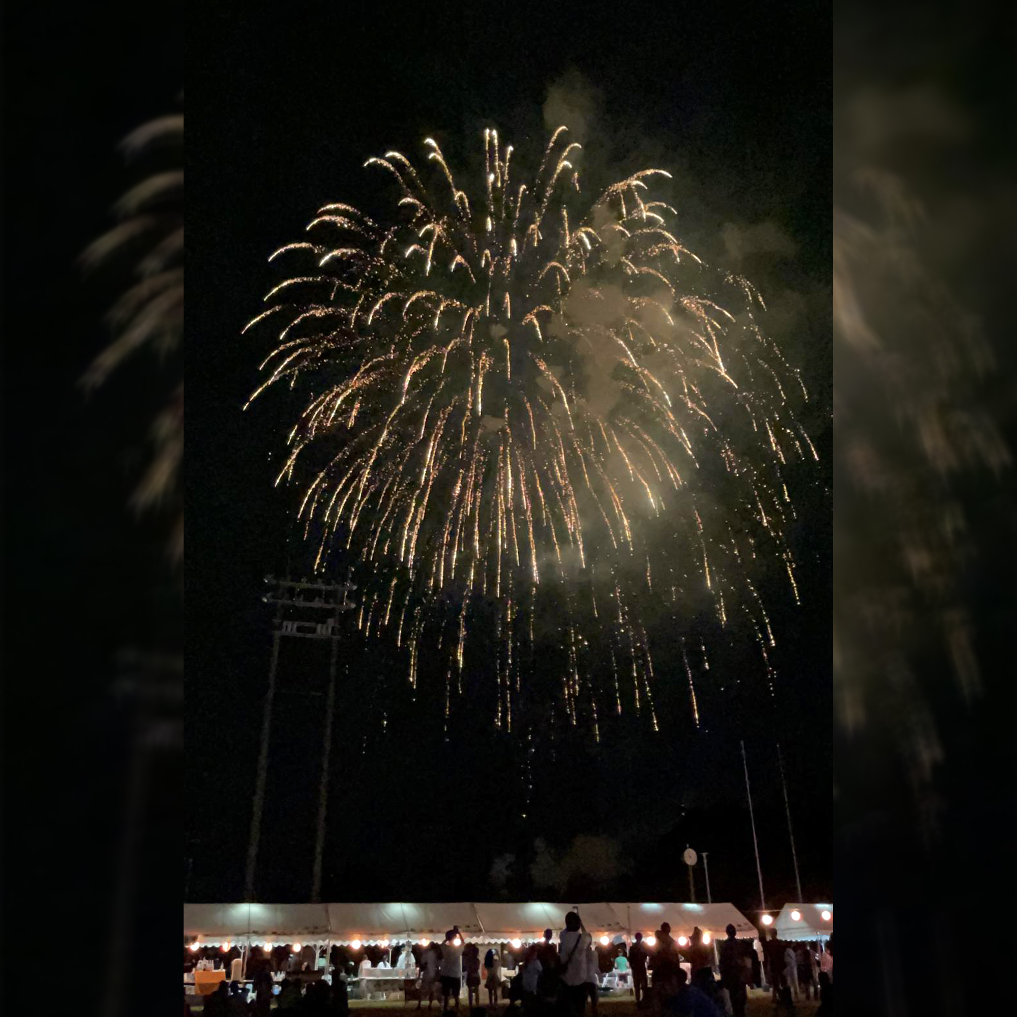 夏の花火と盆踊り。家族との楽しい時間