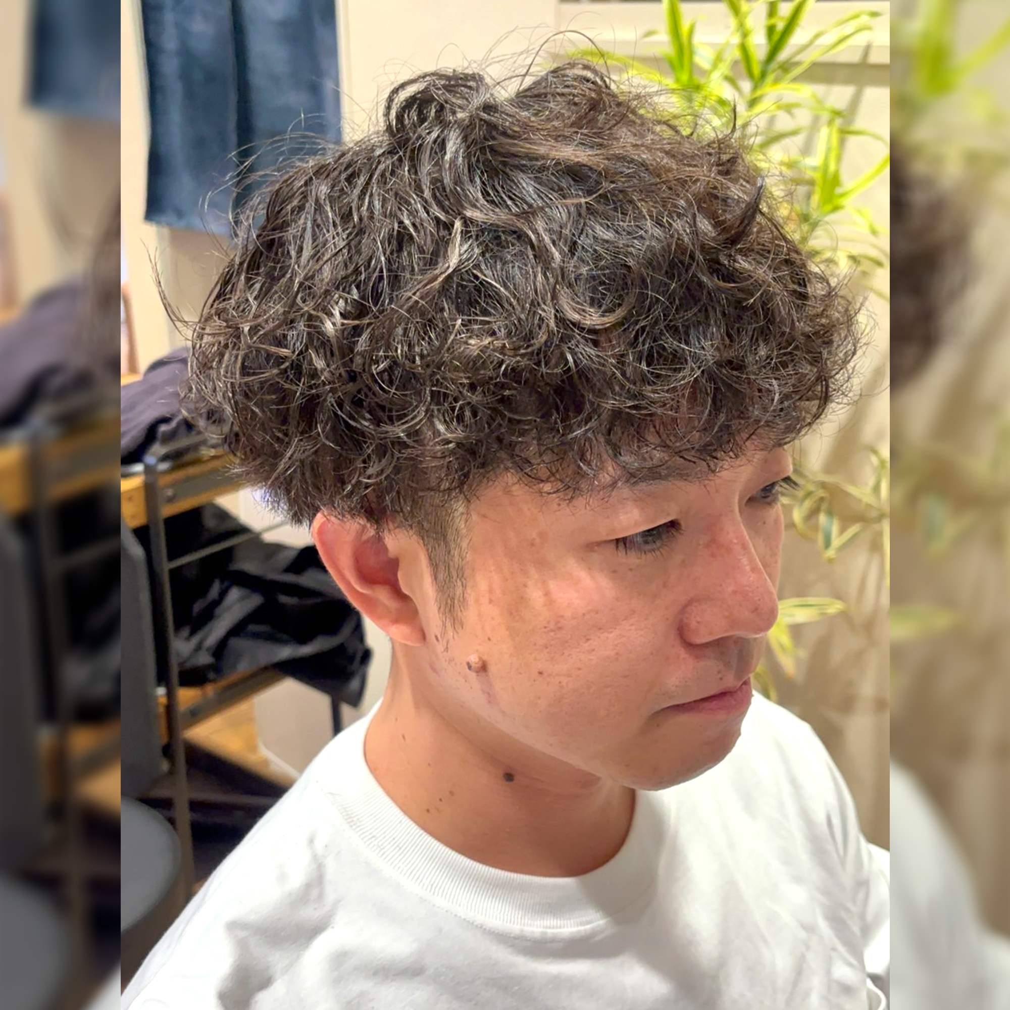 動きと刈り上げ感でワイルドさUP！【 ツイスパ × 刈り上げマッシュ 】