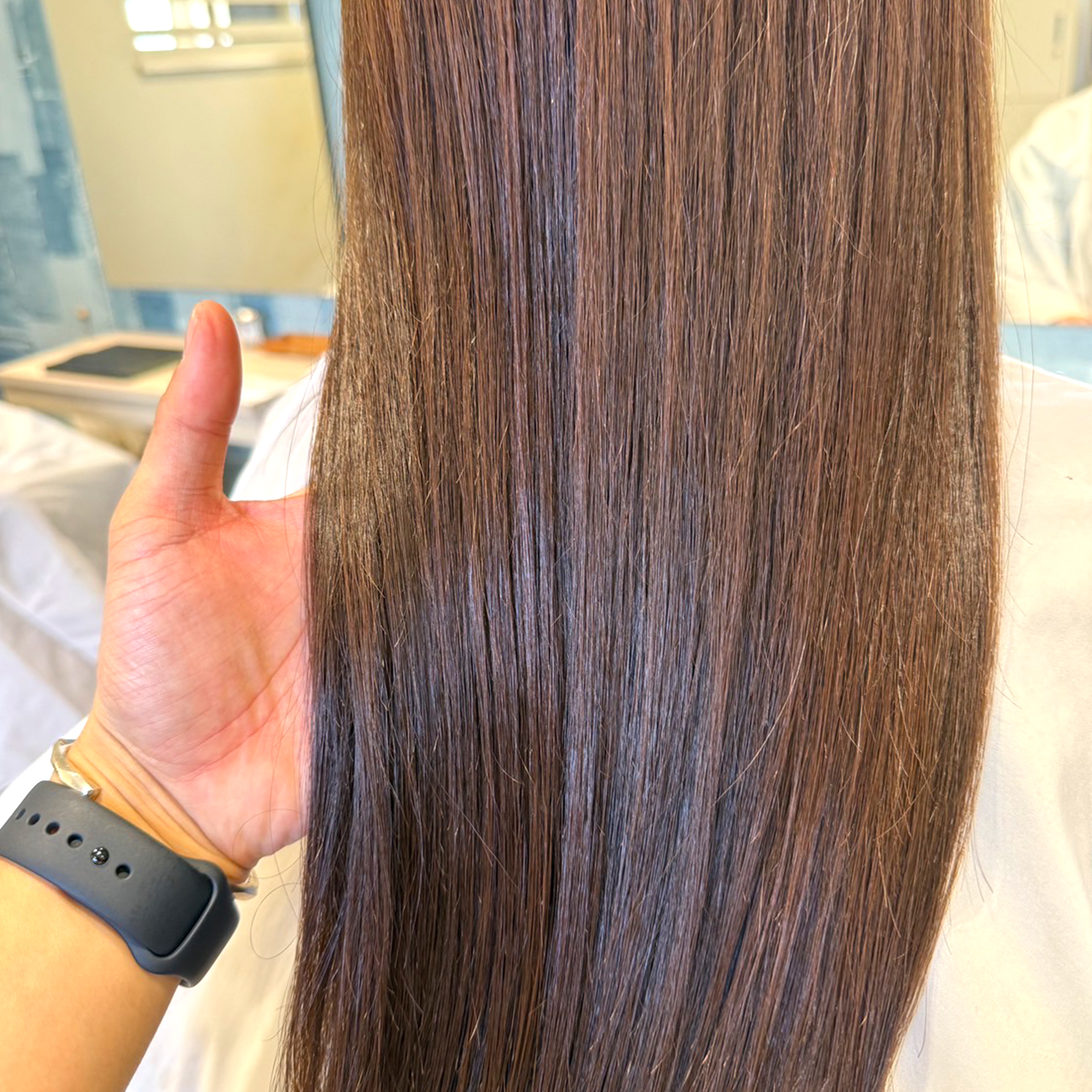 ヘアのまとまりや色感も◎【 髪質改善 × イルミナカラー 】