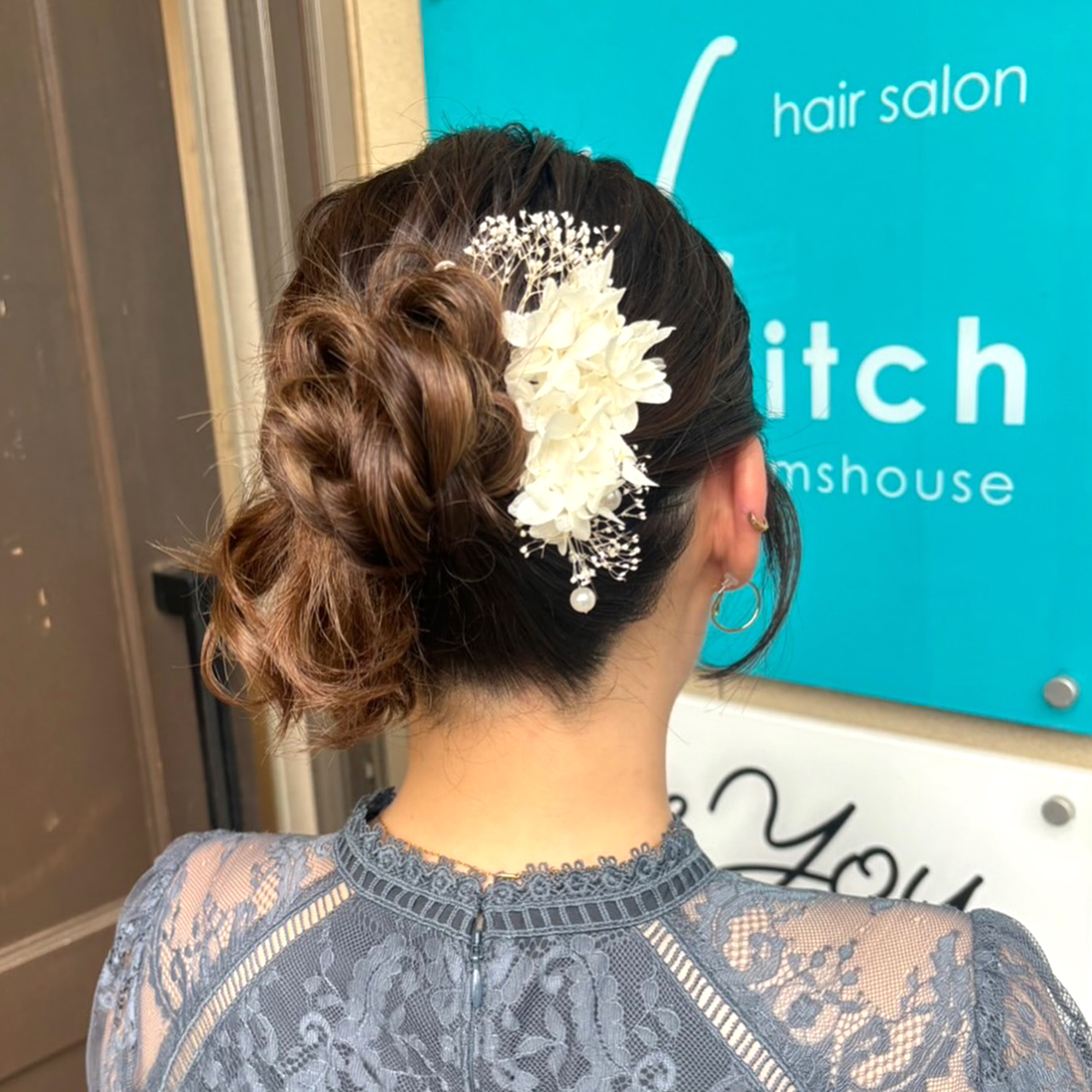 綺麗めなヘアアレンジ【 参列ヘア 】