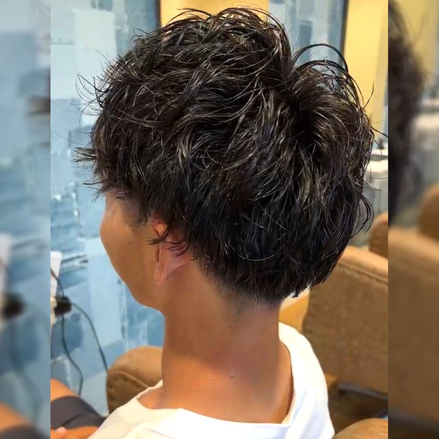 ビジネスシーンでもOK！【 マッシュ × ツイストスパイラル 】