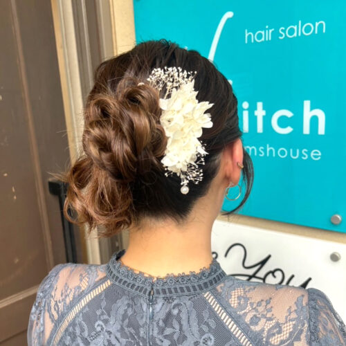 綺麗めなヘアアレンジ【 参列ヘア 】